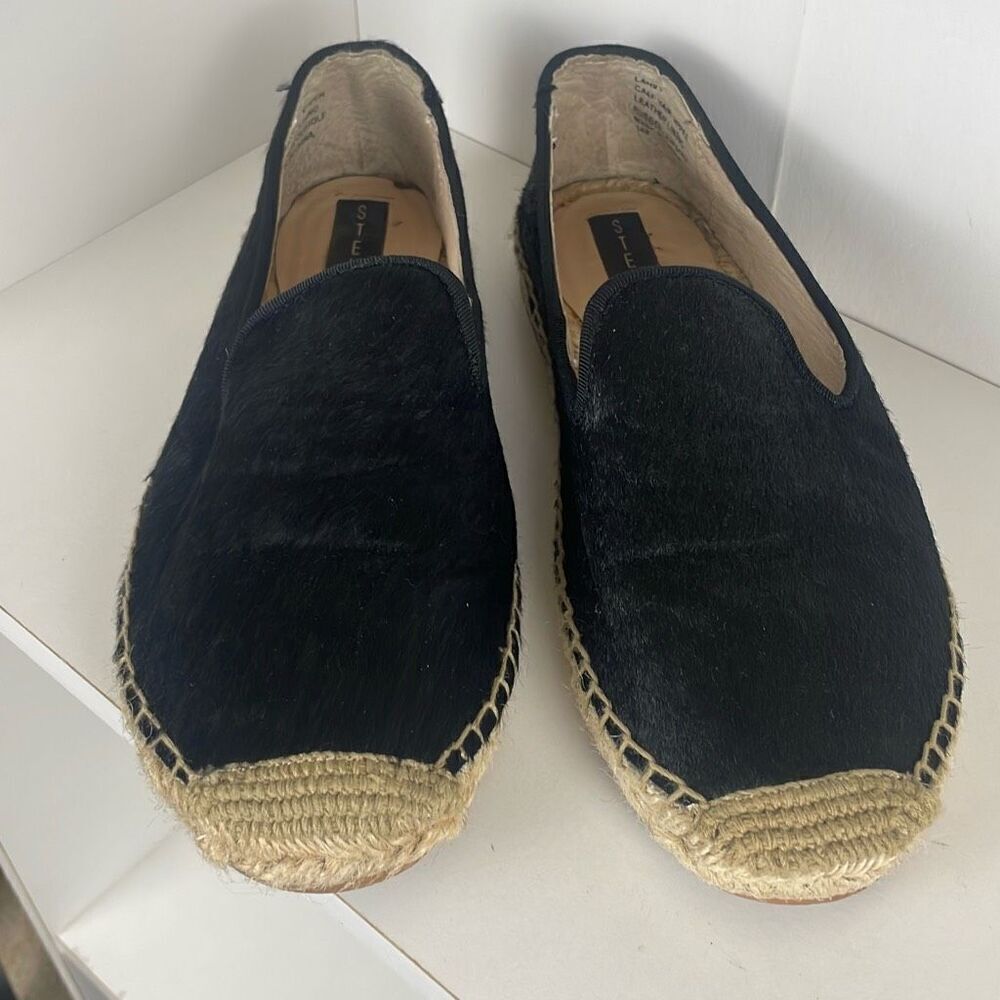 Steve Madden Lanii Hair Calf Espadrille Loafers 7